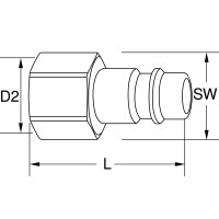Messing-Schlauchtüllen mit Außengewinde,  45°, G1/2"AGx13mm