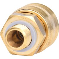 Messing-Kupplung mit Außengewinde, G1/4"AG