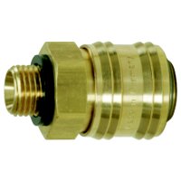 Messing-Kupplung mit Außengewinde, G1/4"AG