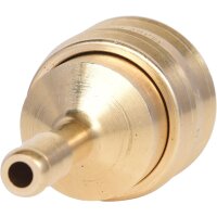 Messing-Kupplungen mit Schlauchtülle, Ø6mm