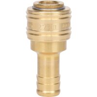 Messing-Kupplungen mit Schlauchtülle, Ø13mm