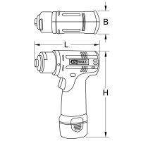 Akku-Schleifmaschine, 3.200 U/min 10,8V, ohne Akku und Ladegerät