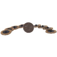 Ersatz-Schleifpads, Ø50mm, Körnung 80, 10er Pack