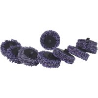Ersatz-Schleifpads, Ø50mm, Strip Rad lila, 10er Pack
