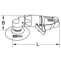 SlimPOWER Mini-Druckluft-Schleifmaschine, 16500U/min