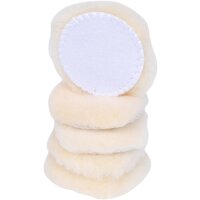 Polierpad Lammfell, Ø 80,0mm, 5er Pack