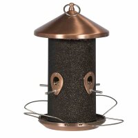 Futtersäule Kupfer-Serie für Mischfutter,  H 31cm 