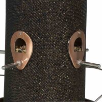 Futtersäule Kupfer-Serie für Mischfutter,  H 31cm 