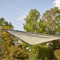 Berlino Pavillon 3x3 m Gestell anth, Dach hellgr 4