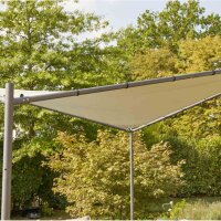 Berlino Pavillon 3x3 m Gestell anth, Dach hellgr 5