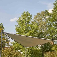 Berlino Pavillon 3x3 m Gestell anth, Dach hellgr 6
