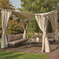 Seitent. Berlino 3x3,grau 2tlg, 160g/m² Polyester 2