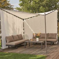 Seitent. Berlino 3x3,weiß 2tlg, 160g/m² Polyester