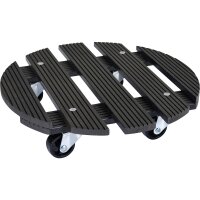Pflanzenroller WPC, rund 30 cm, anthrazi gallery