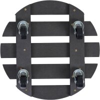 Pflanzenroller WPC, rund 30 cm, anthrazit 3