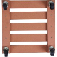 Pflanzenroller WPC, eckig 30x30 cm, natur 3