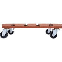Pflanzenroller WPC, eckig 30x30 cm, natur 4