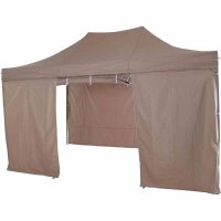 Allrounder Pav. 3x4,5 tp Stahl grau/Polyester taup 3