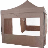 Allrounder Pav. 3x4,5 tp Stahl grau/Polyester taup 6