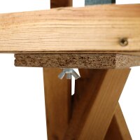 Vogelhaus KARLA + Ständer Kiefer FSC® 100% 4