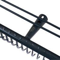 Rasenrechen 40 Zink. 70cm ohne St. anthrazit 2