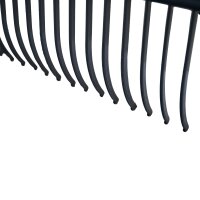 Rasenrechen 40 Zink. 70cm ohne St. anthrazit 3