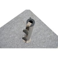 Ennio, Granitst., 50kg eckig mit Griff+Rolle 2