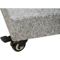 Ennio, Granitst., 50kg eckig mit Griff+Rolle 3