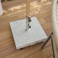 Ennio, Granitst., 28kg eckig mit Griff+Rolle 5