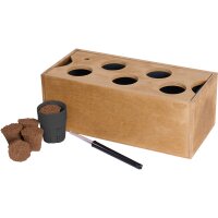 Hydroponikgefäß aus Holz Größe M 2
