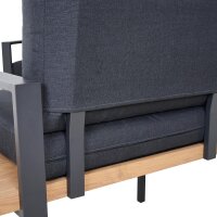 Bari Dining Set, 2-tlg, Alu, teaklook,inkl.Kissen 5
