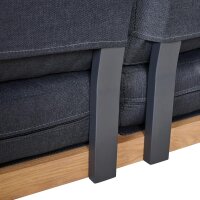 Bari Dining Set, 2-tlg, Alu, teaklook,inkl.Kissen 6