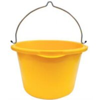 K&uuml;bel kranbar 45L gelb mit Hakenb&uuml;gel...
