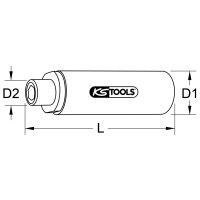 1/4" + 3/8" Festeingestellter Drehmomentbegrenzer mit Kugelarretierung 0,5-5Nm