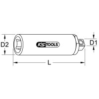3/8" Festeingestellter Drehmomentbegrenzer mit Kugelarretierung, 5-10Nm