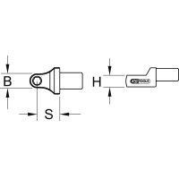 9x12mm Einsteck-Bithalter, für Bits 1/4"