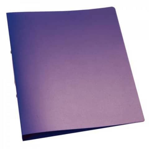 Ringbuch transparent - A4, 2-Ring, Ring-Ø 25 mm, violett-transparent