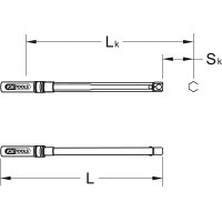 9x12mm Industrie Einsteck-Drehmomentschlüssel, 3-15Nm