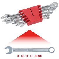 Ringmaulschlüssel-Satz, abgewinkelt, 5-tlg 8-19mm
