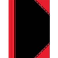 Chinakladde, A7, 96 Blatt, kariert, schwarz/r