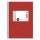 Staufen® Geschäftsbuch ca. DIN A5 kariert, rot Hardcover 192 Seiten