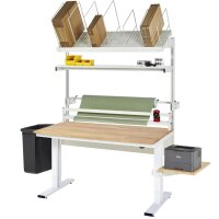 Packtisch Komplettset 04, 08-WT, B1500 x gallery