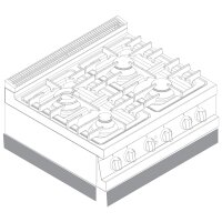 Sockelblende für 800 mm Modul - Auf gallery
