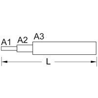 Stufendrehstift für Doppel-Steckschlüssel 6x7-10x11mm