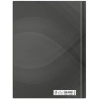 Notizbuch - A4, Hardcover, liniert, 96 Blatt, schwarz
