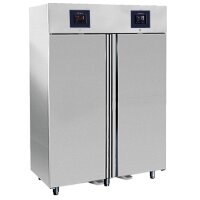 Kühlschrank 700+700 Liter aus Edelstahl 