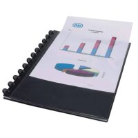 OXFORD Ringmappe vario-zipp schwarz, 1 St.