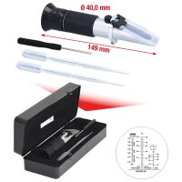 Refraktometer Kühlflüssigkeit / Batteriesäure