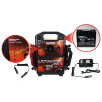 12 V Batterie-Booster, mobiles Starthilfegerät 850 A