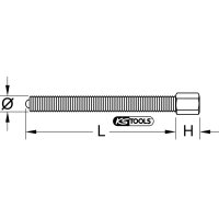 Spindel, 17mm, M16x1,5x60mm
